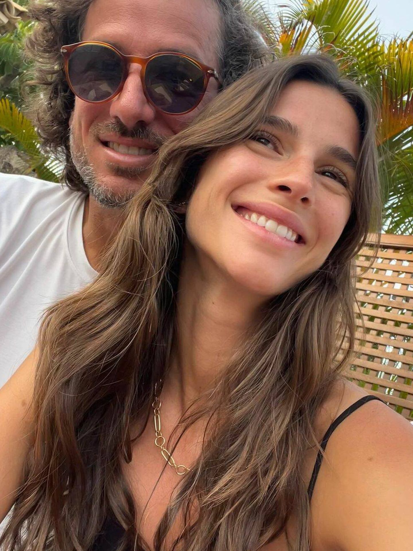 Feliciano López y Sandra Gago, en plenas vacaciones. (Instagram/@felilopezoficial)