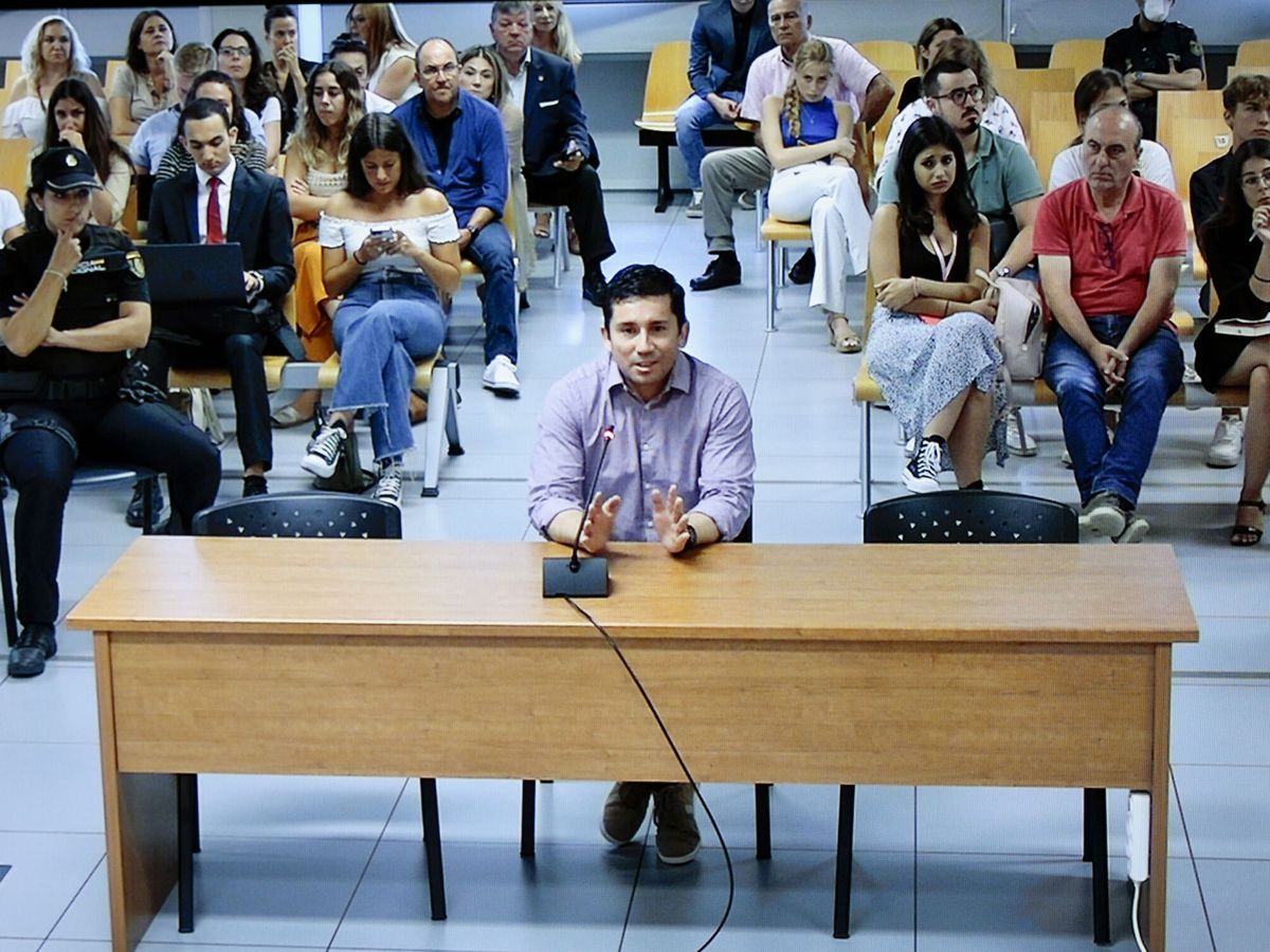 Foto: Jorge Ignacio Palma durante el juicio. (EFE/Biel Aliño)