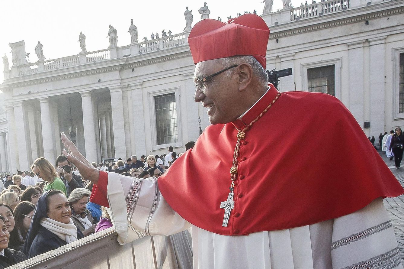El cardenal Baltazar Enrique Porras, en El Vaticano en 2016. (Reuters)
