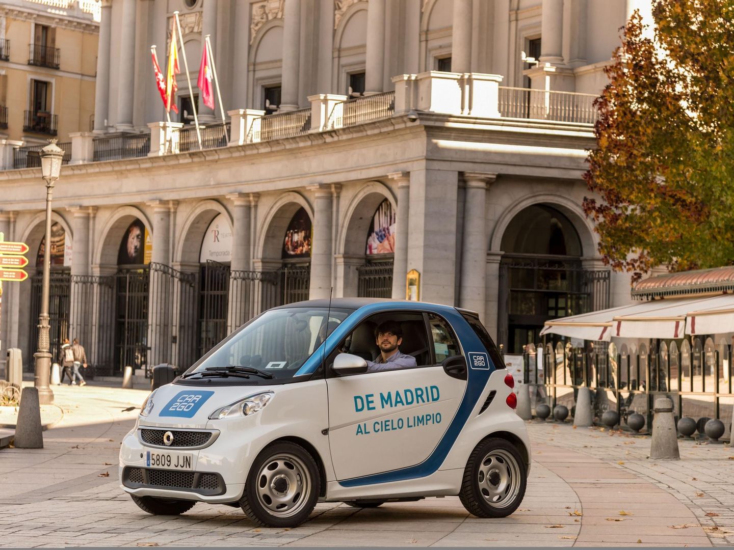 Smart car2go en Madrid. 