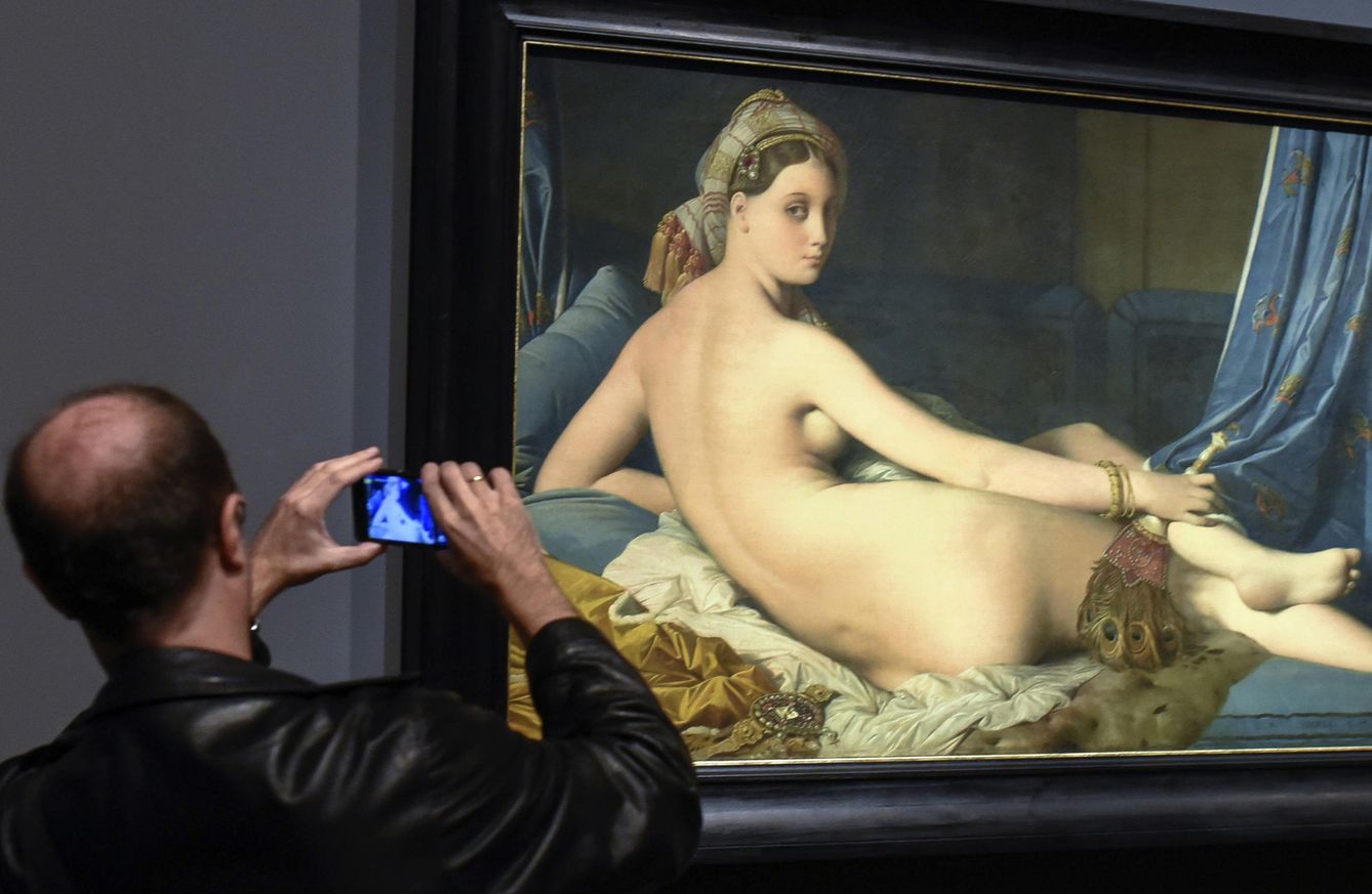 Imagen de la exposición que el Museo del Prado dedica a Ingres hasta el 27 de marzo (Efe)