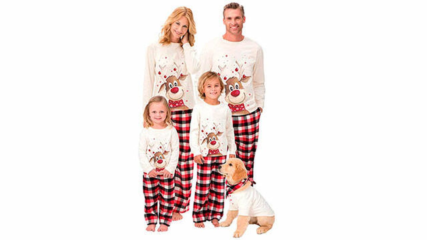 Pijama de Navidad para la familia Samgu de reno