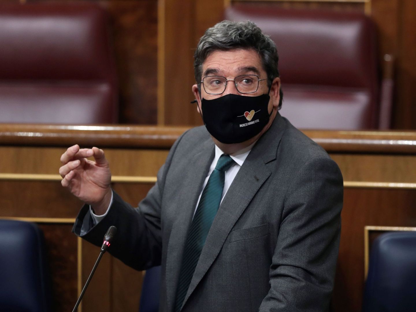 El ministro de Seguridad Social, José Luis Escrivá, en el Congreso. (EFE)