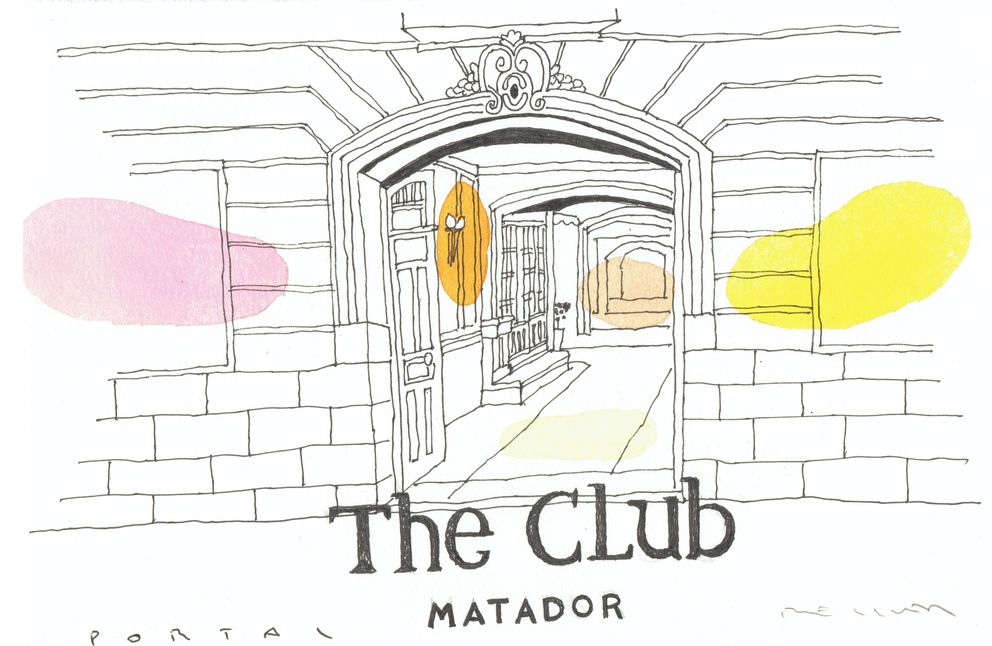 Ilustración del artista y socio del club Fernando Bellver (Matador)