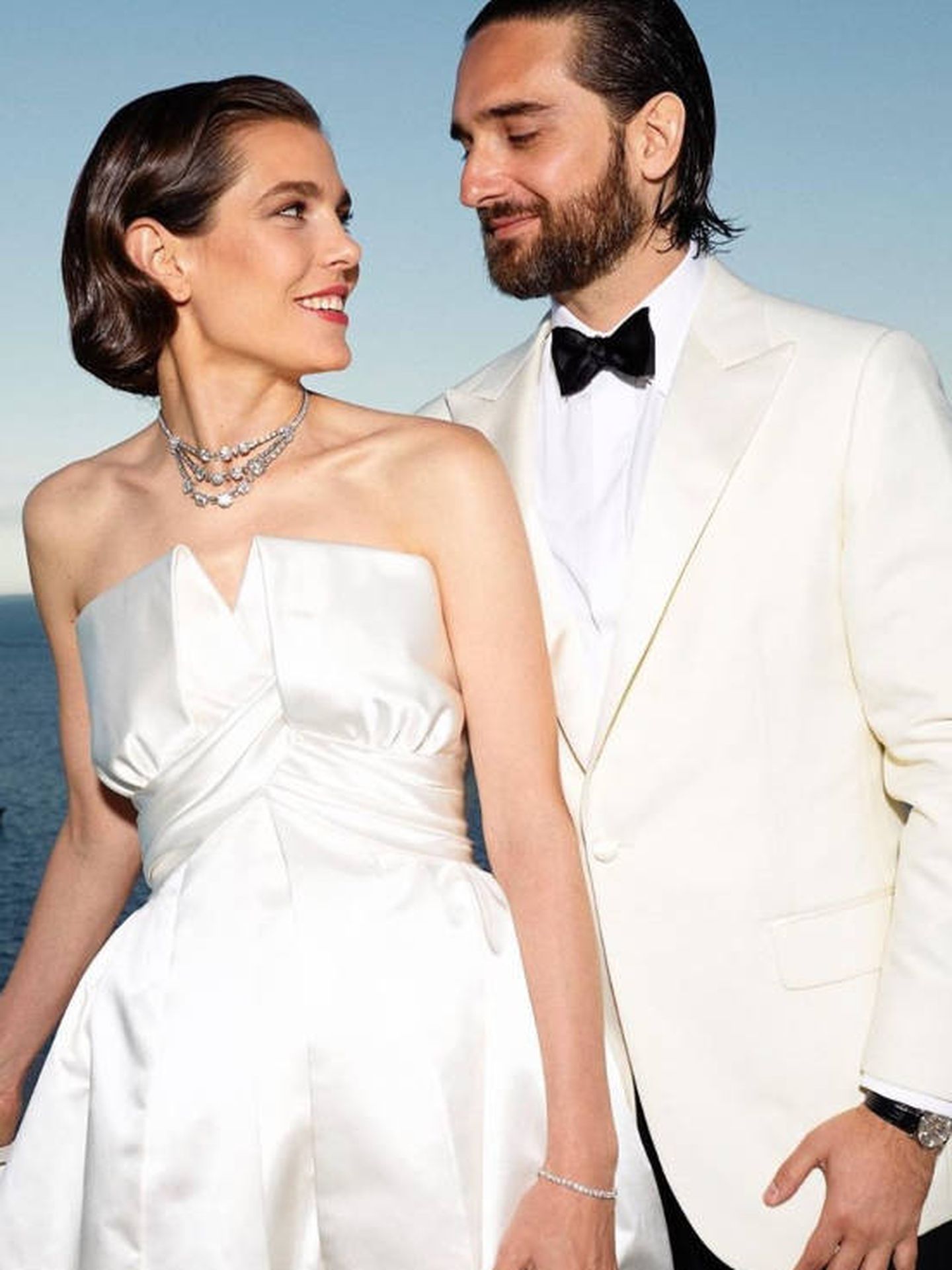 Carlota Casiraghi y Dimitri Rassam el día de su boda en 2019. (Palais Princier de Monaco)