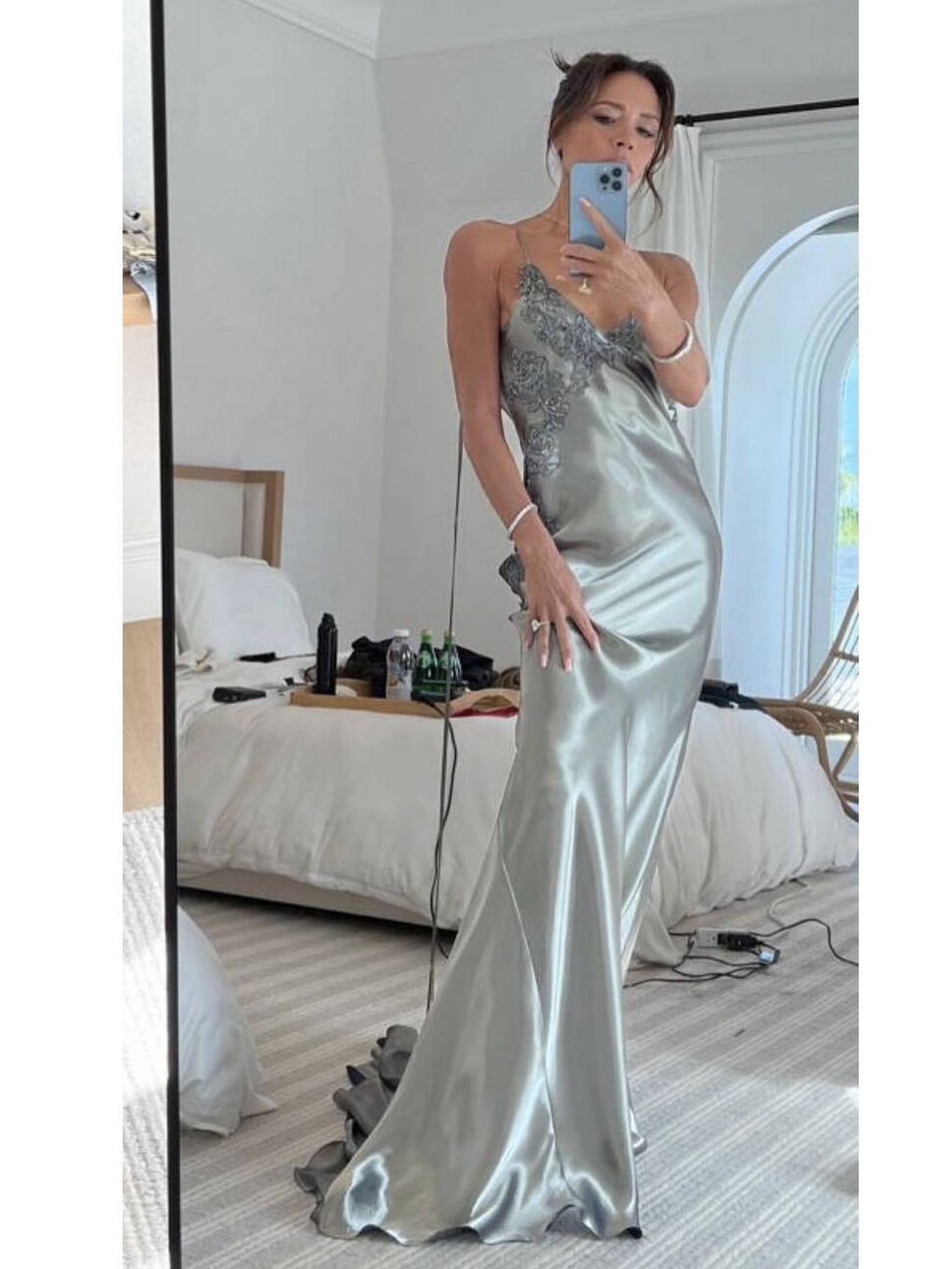 Victoria Beckham presume de look. (Instagram)