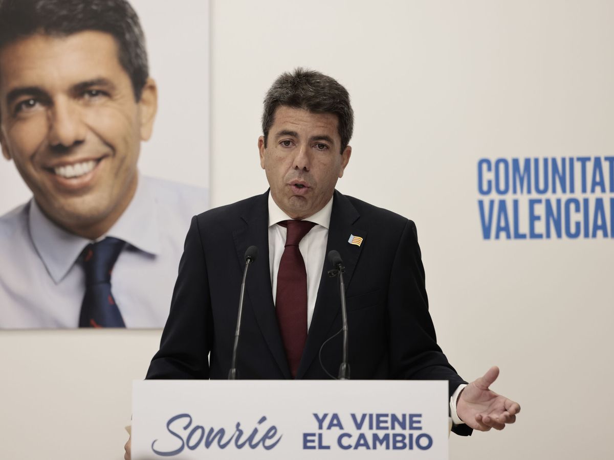 Foto: El candidato del PP a la Generalitat, Carlos Mazón. (EFE/Ana Escobar)