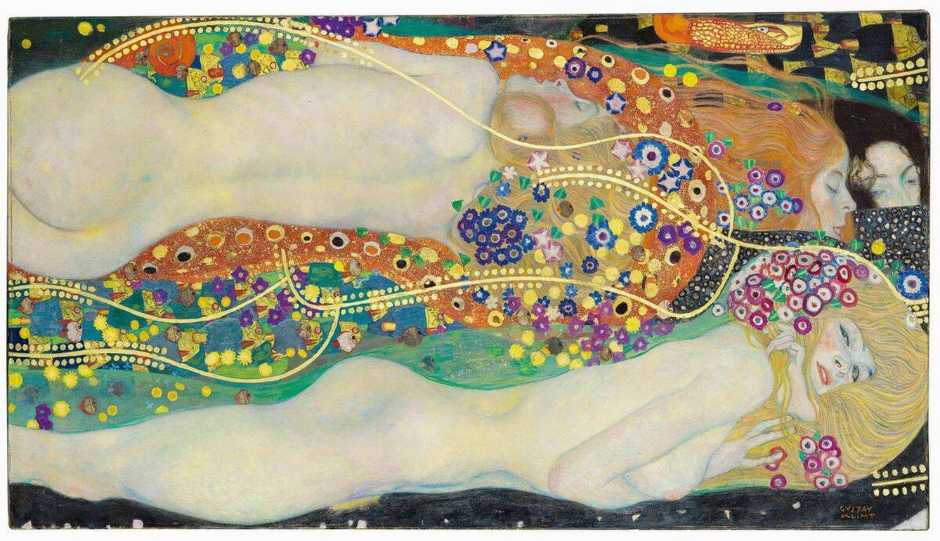 Serpientes de agua II. Gustav Klimt. 1904-07
