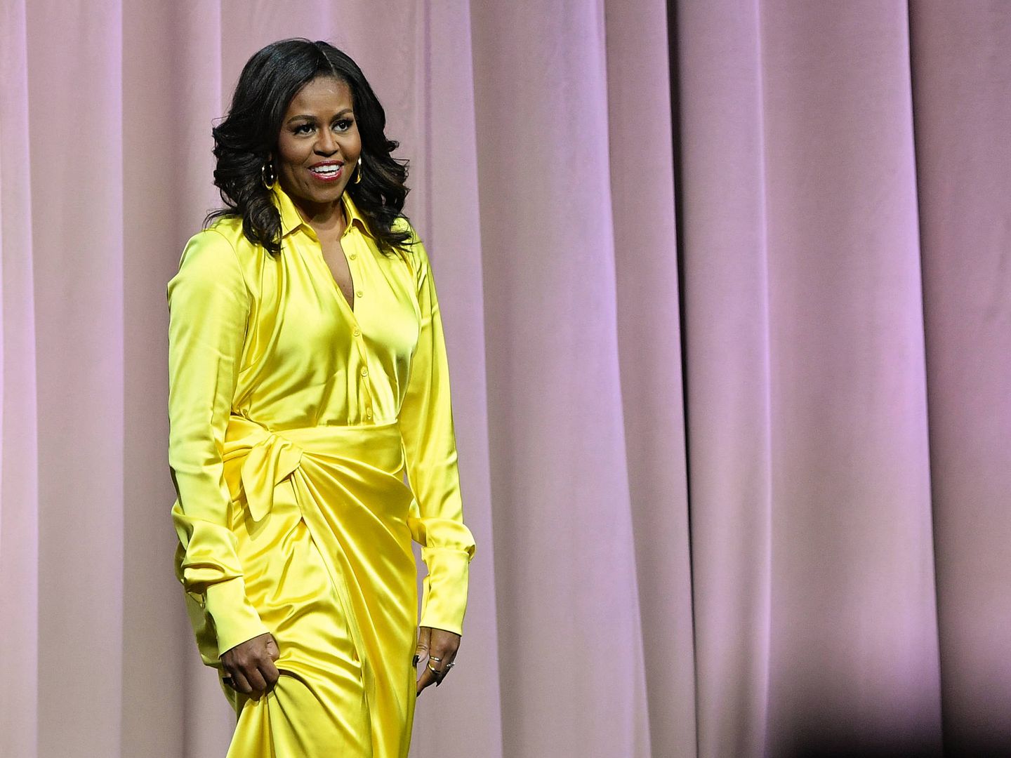 Michelle Obama, en un acto promocional. (Getty)