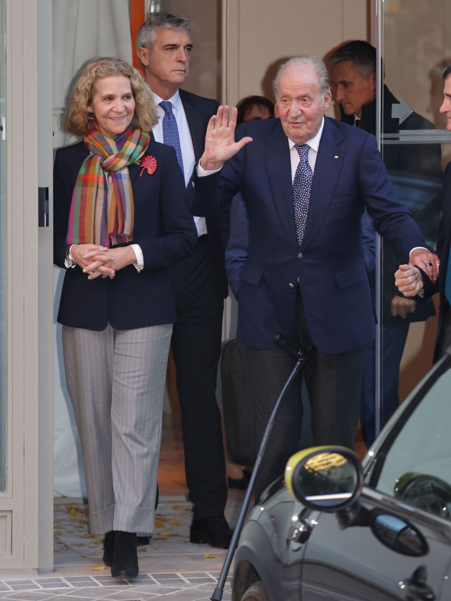 El rey Juan Carlos, en el cumpleaños de la infanta Elena. (Europa Press/José Ramón Hernando)