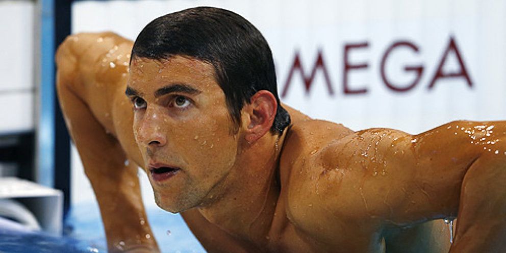 Foto: Phelps ya sabe que el talento también hay que entrenarlo