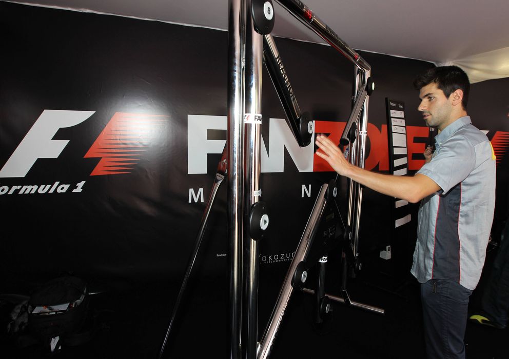 Foto: Jaime Alguersuari en un evento con Pirelli.