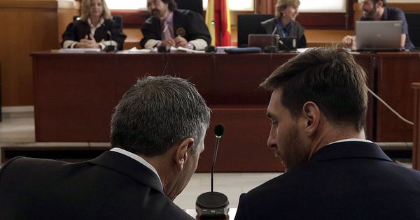Foto: Leo Messi, en el juicio por fraude fiscal. (EFE)