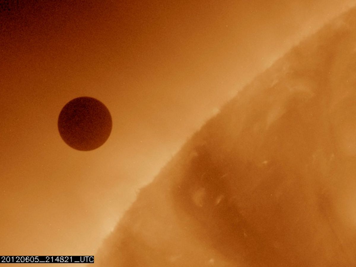 Foto: El planeta Venus, en una imagen captada por la NASA