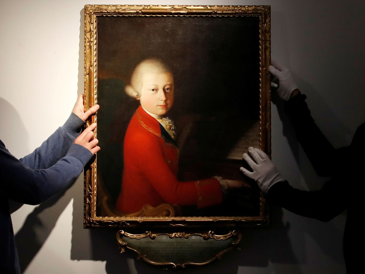 Foto: Retrato de Wolfgang Amadeus Mozart (REUTERS)