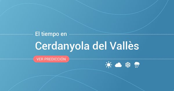 Foto: El tiempo en Cerdanyola del Vallès. (EC)