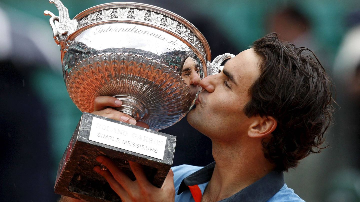 Federer, en Roland Garros 2009.