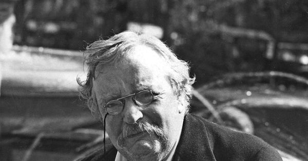Foto: G. K. Chesterton. (EFE)