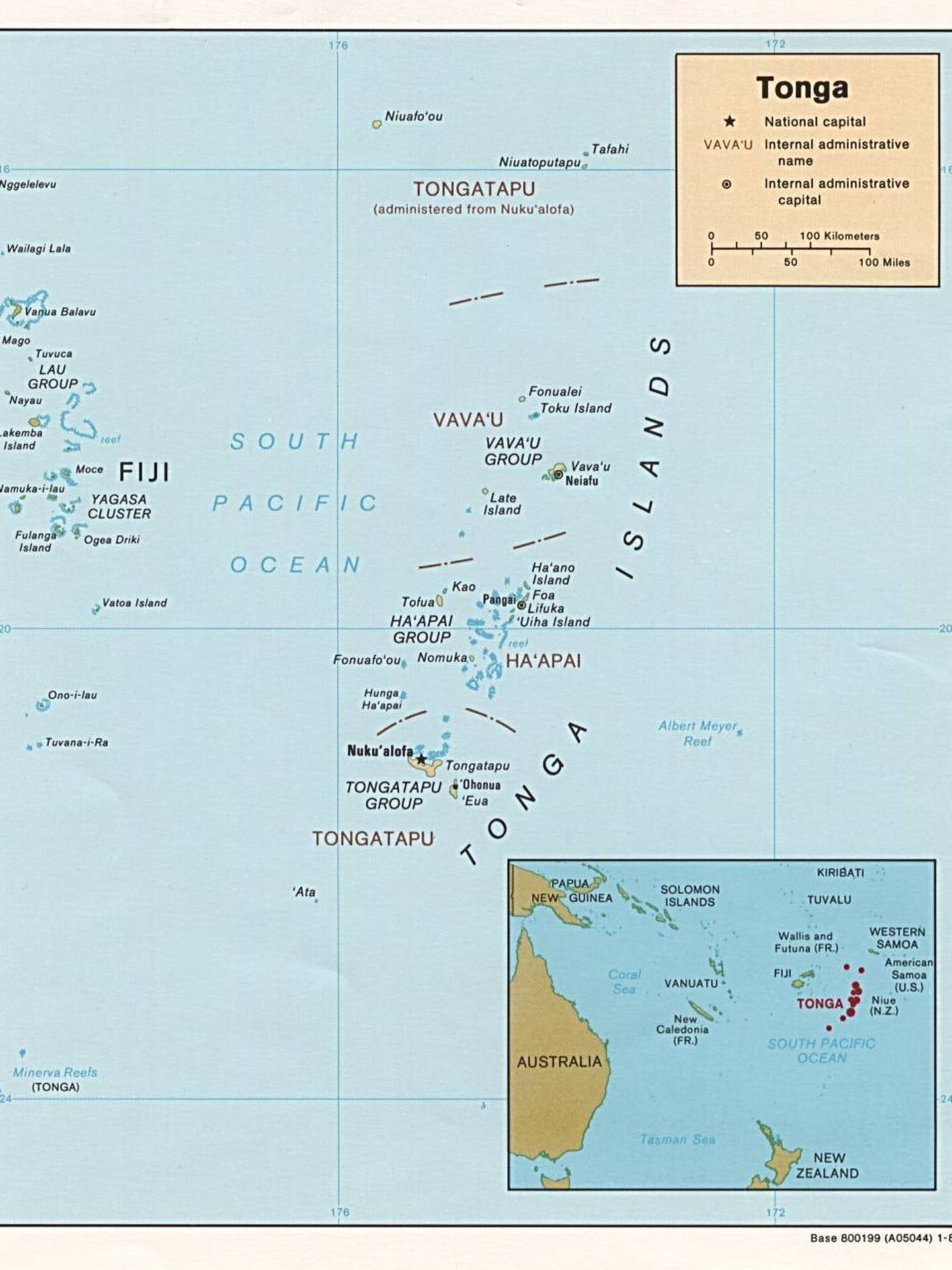 'Ata, la isla más al sur del archipiélago de Tonga.