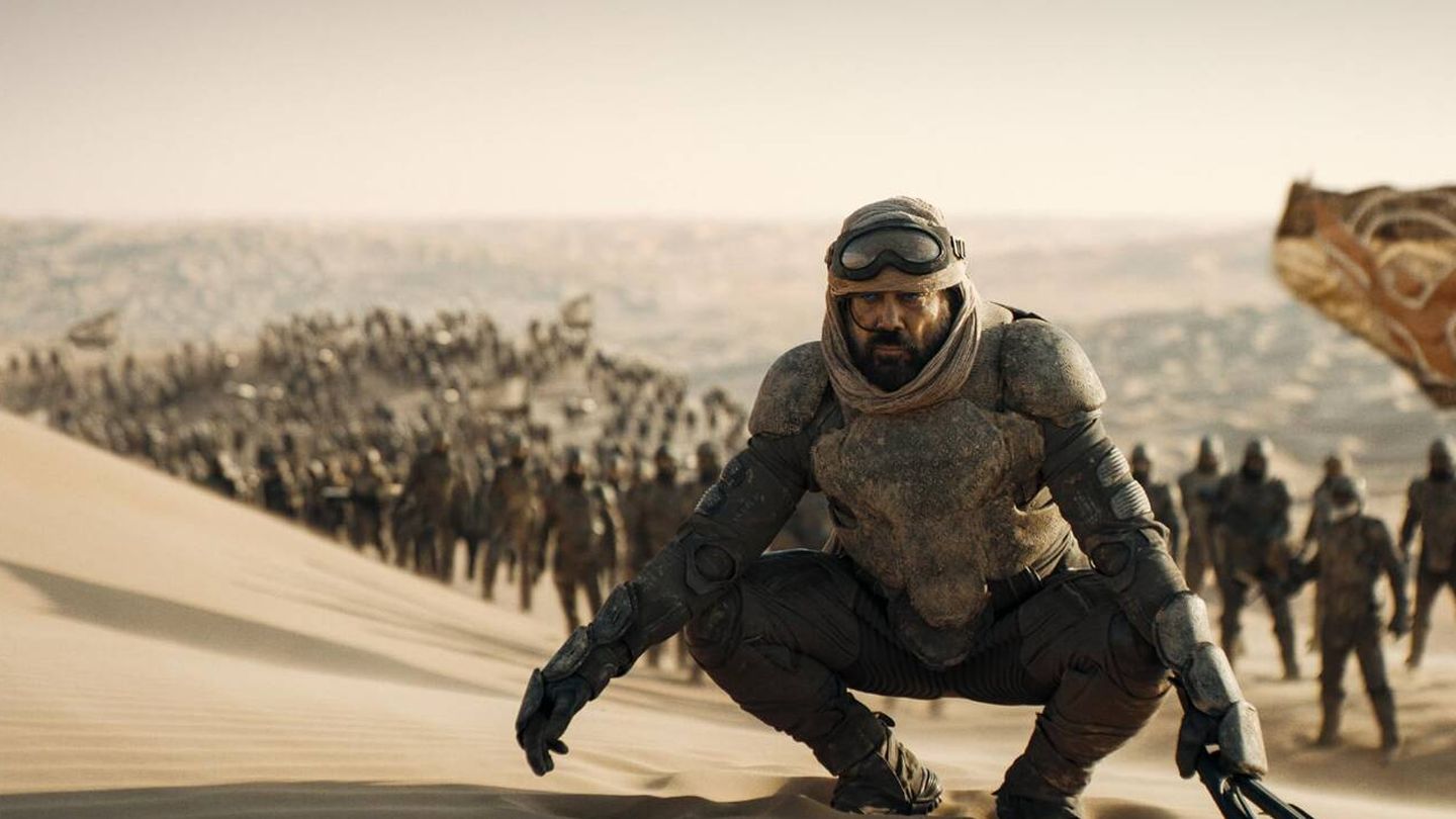 Javier Bardem, en un momento de 'Dune: parte II'. (Warner)