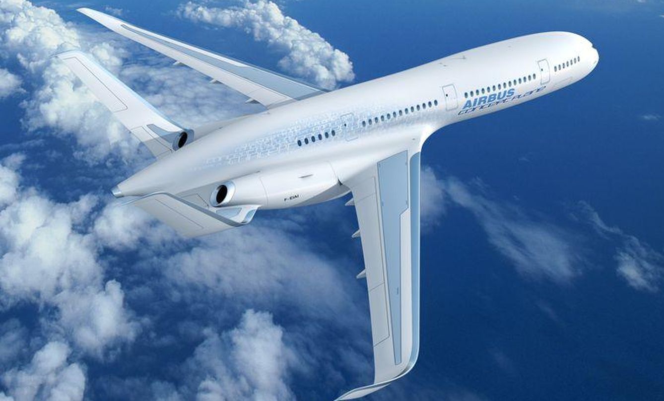 Uno de los conceptos futuros de Airbus para aviones de pasajeros. (Imagen: Airbus)