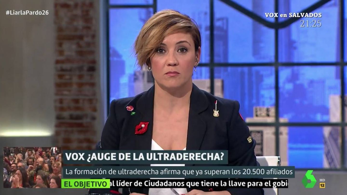 Cristina Pardo, en La Sexta. (Atresmedia).