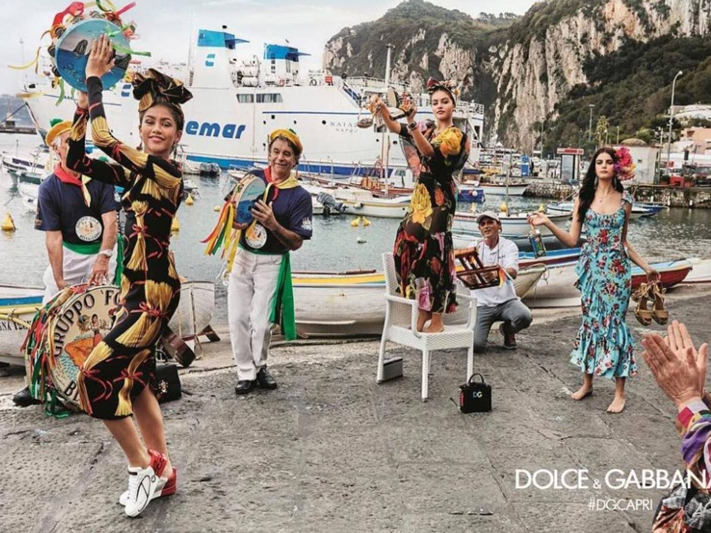 Zendaya para Dolce & Gabbana.
