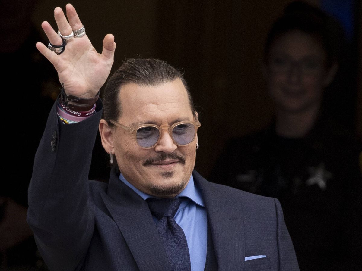 Foto: Johnny Depp, al término del juicio. (EFE/Michael Reynolds)