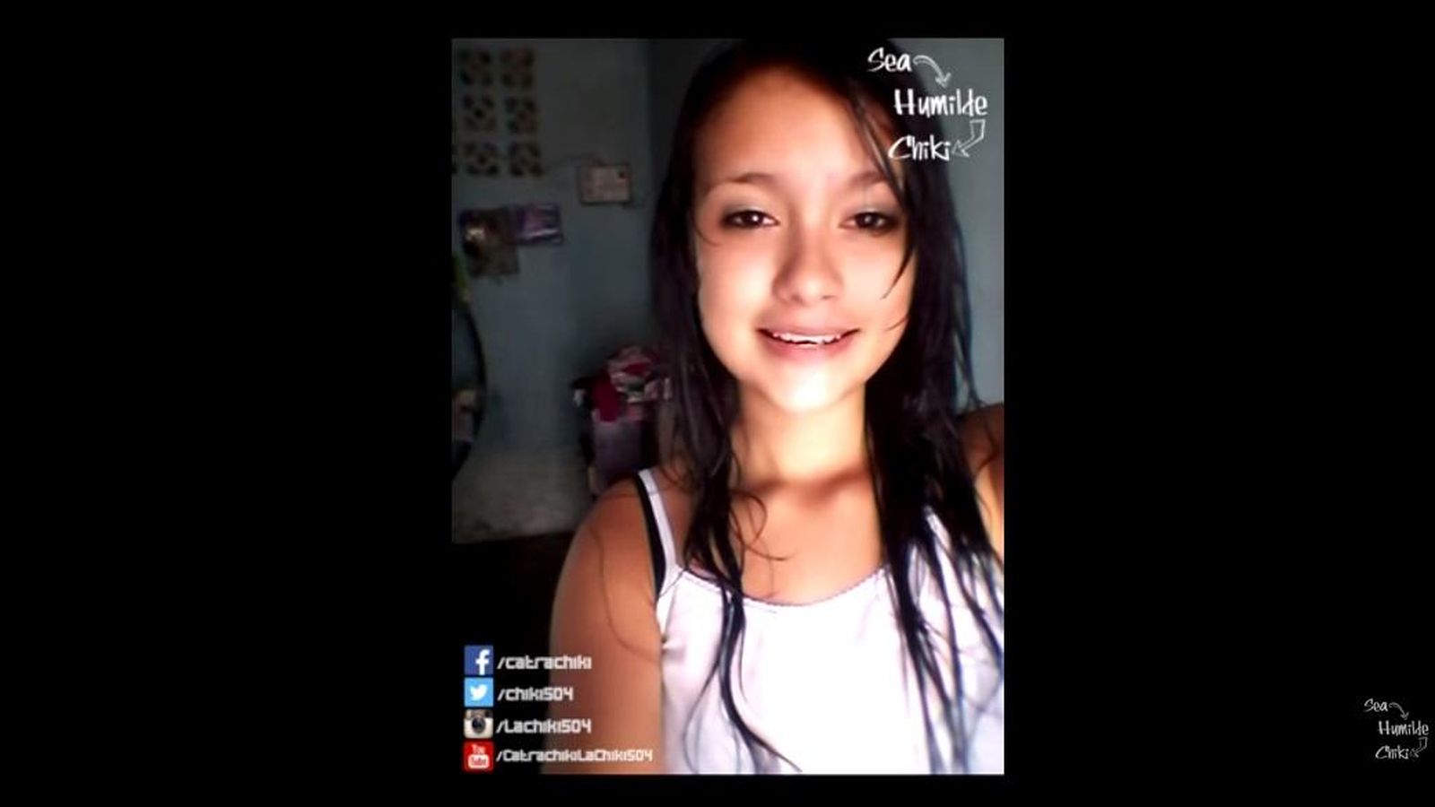 Foto: Paola Mejías es la joven que enseña en YouTube a vivir siendo pobre (Captura de YouTube)
