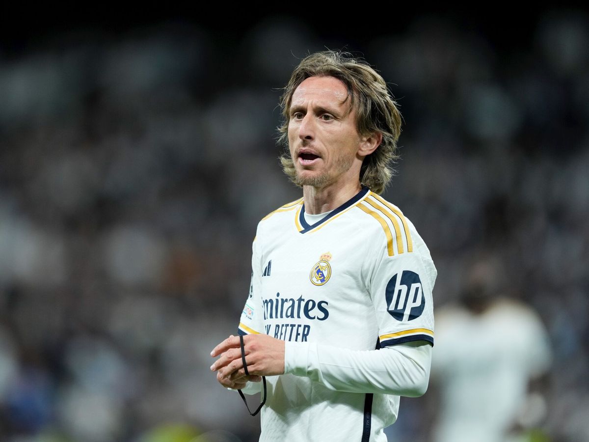Foto: Luka Modric en el partido contra el Manchester City. (AFP7)