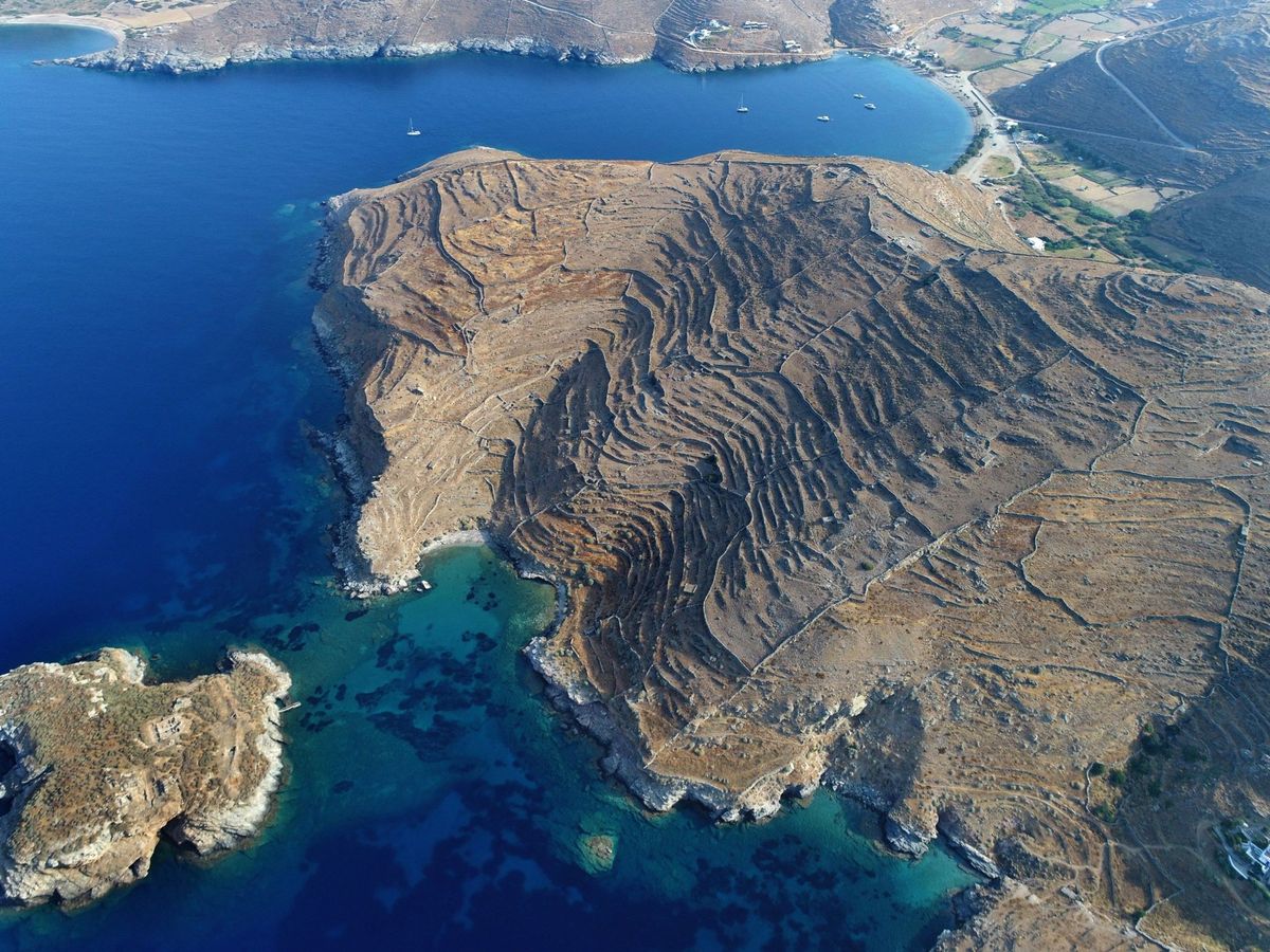 Foto: Isla griega de Kythnos. (EFE/EPA/Ministerio de Cultura de Grecia)