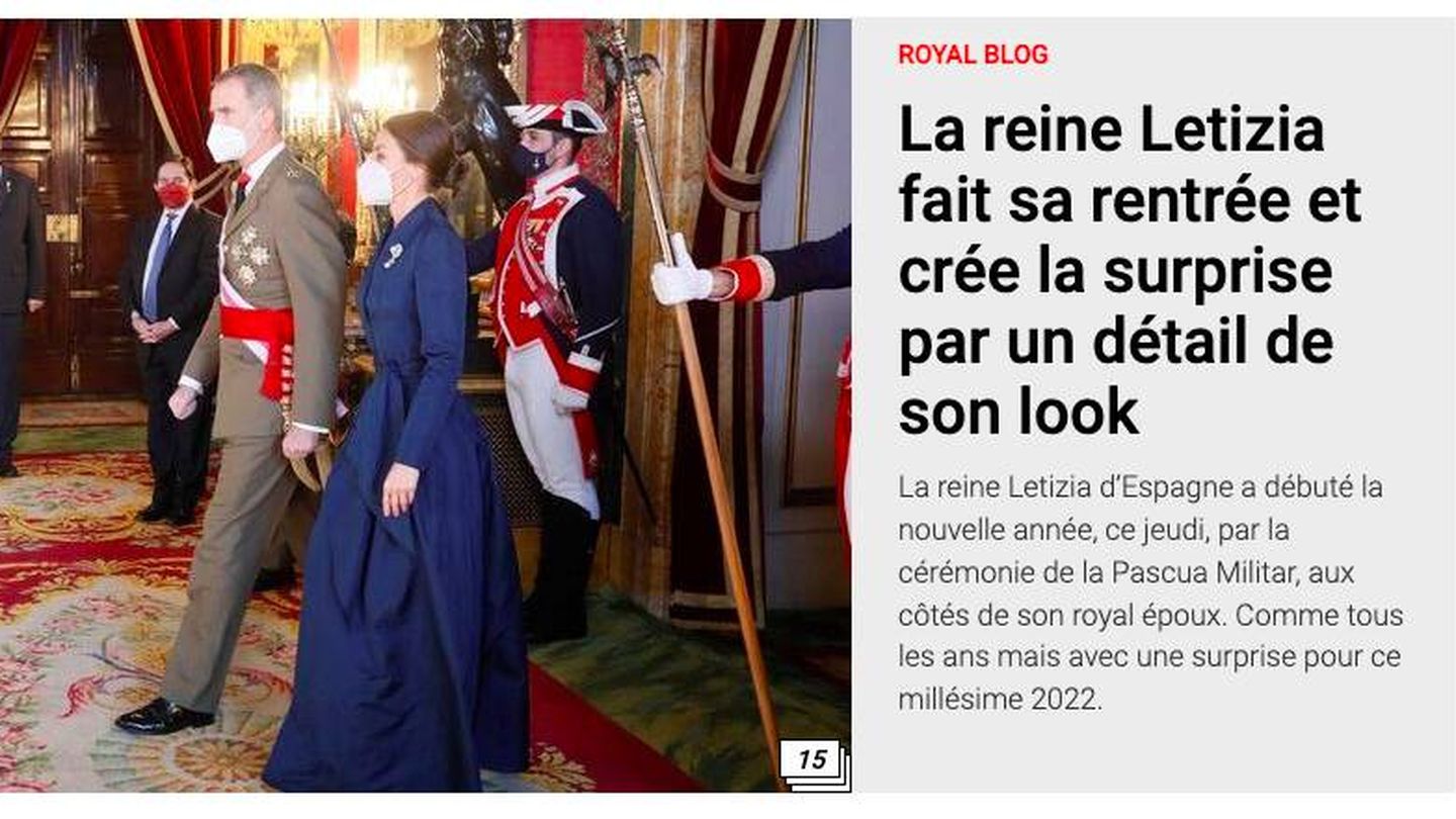  El análisis del look royal en 'Paris Match'.