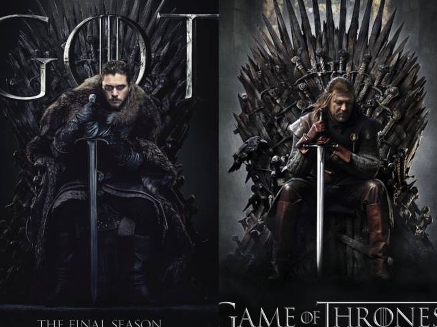 De tal palo... Jon Snow imita la pose de Ned Stark. (Reddit)