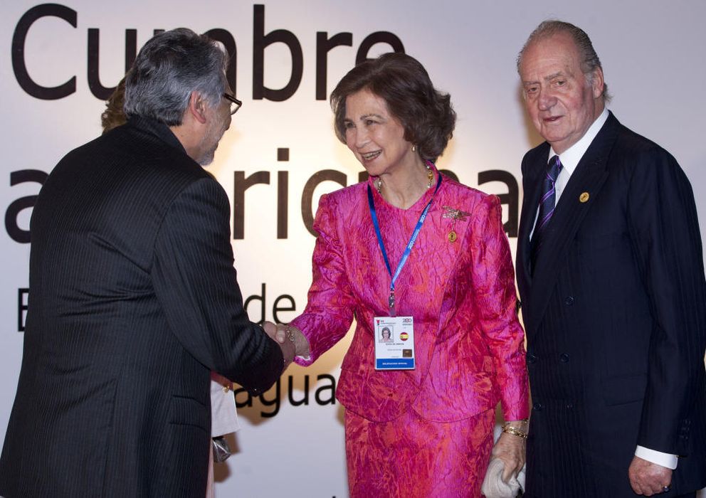 Foto: La Reina Sofía y al Rey Juan Carlos en la Cumbre Iberoamericana de 2011 en Paraguay (Gtres)