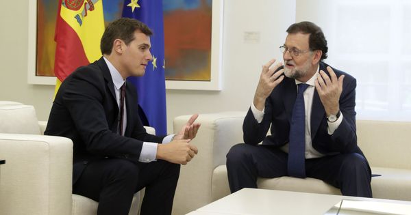 Foto: Mariano Rajoy y Albert Rivera, durante su reunión en La Moncloa el pasado 7 de septiembre. (EFE)