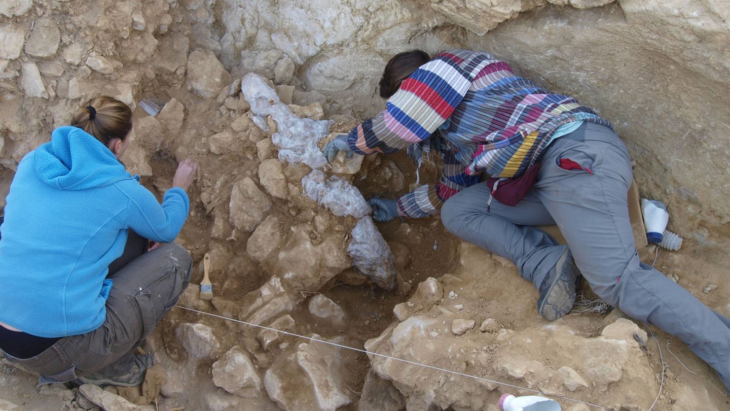Excavaciones en el yacimiento de Pinilla del Valle. (Comunidad de Madrid)