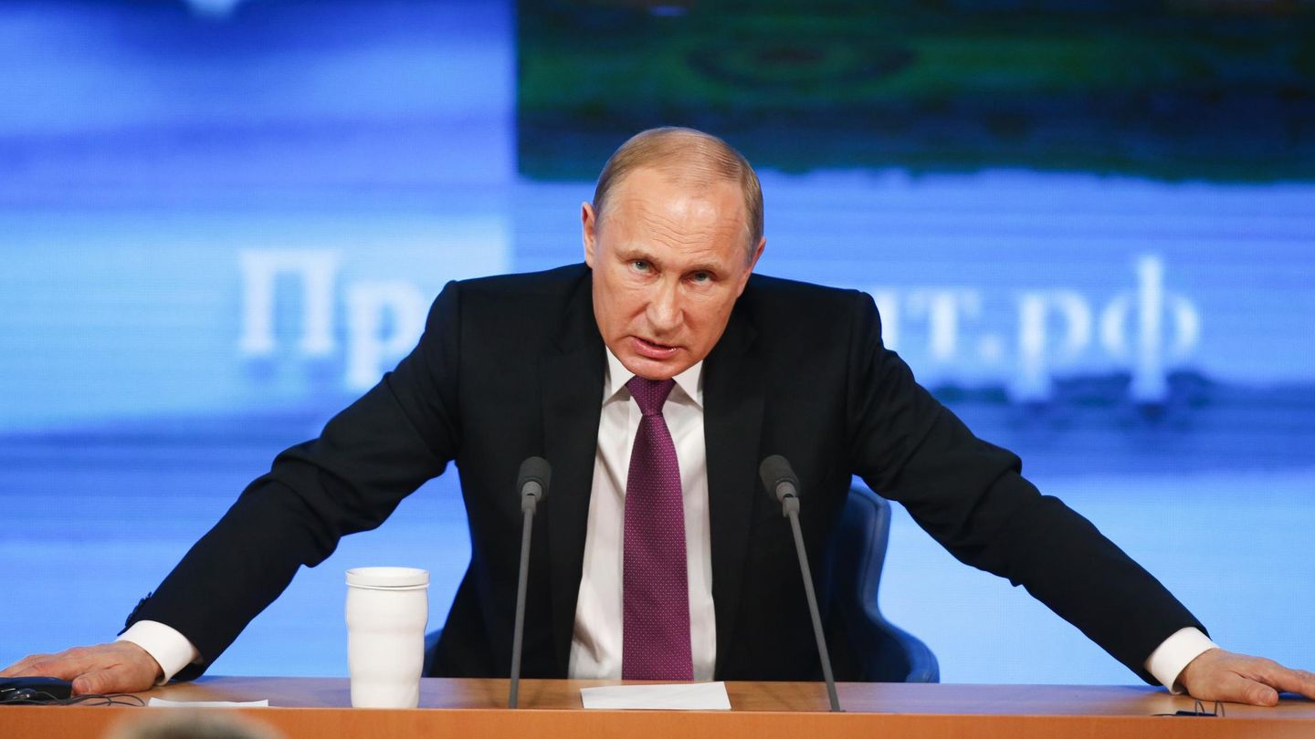 Putin en una conferencia de prensa. (Reuters)