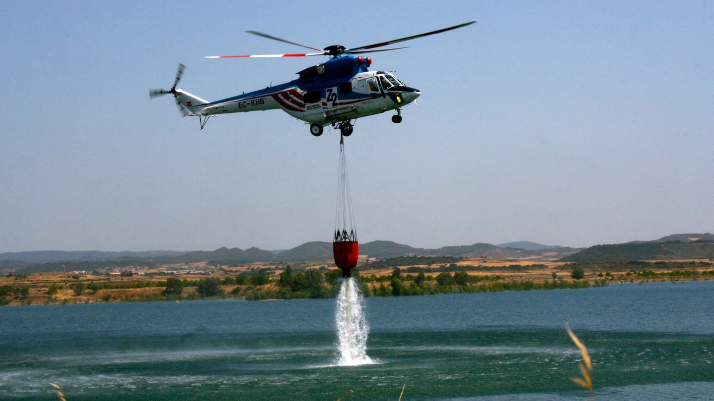 El helicóptero PZL 3W SOKOL (Foto: Ministerio de Agricultura)