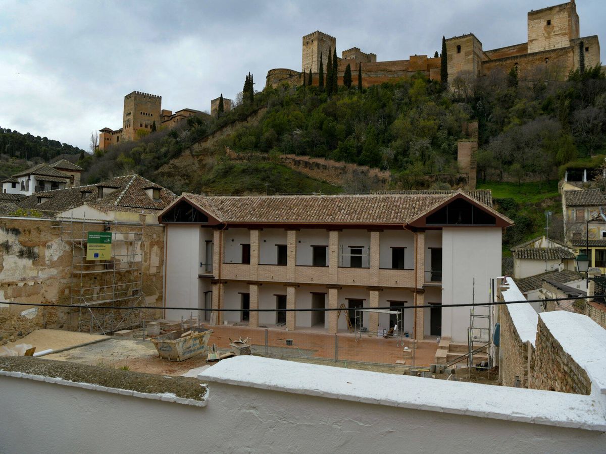 Foto: Vista del Maristán de Granada tras los trabajos de restauración. (Jesús Jiménez)