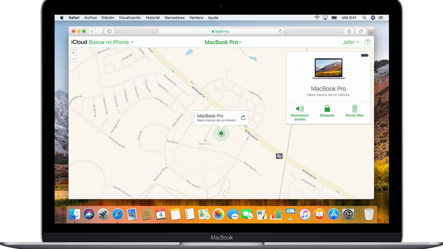 El Mac también está listo para compartir su ubicación contigo (Apple)