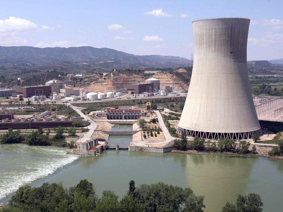 Foto: La central nuclear de Ascó I.