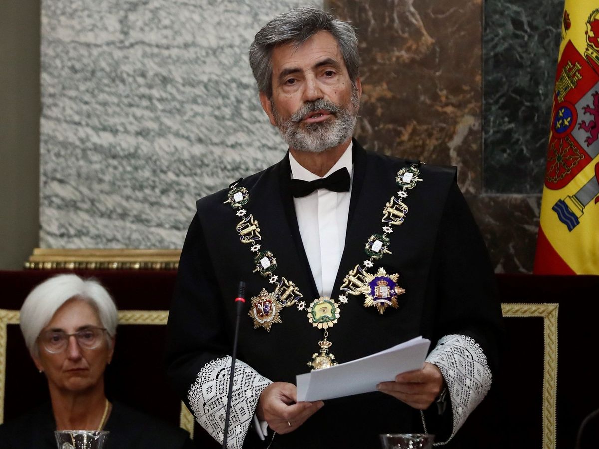 Foto: El presidente del Consejo General del Poder Judicial (CGPJ), Carlos Lesmes. (EFE)