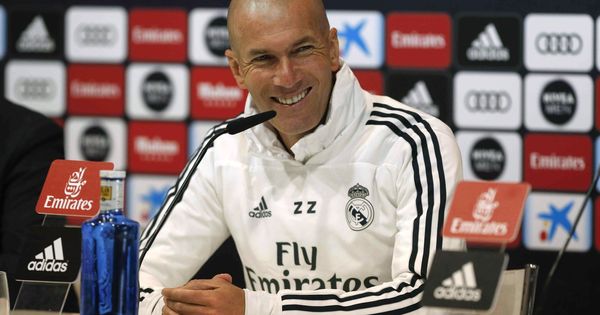 Foto: Zidane atendió este domingo a los medios en la rueda de prensa previa al Leganés-Real Madrid. (EFE)