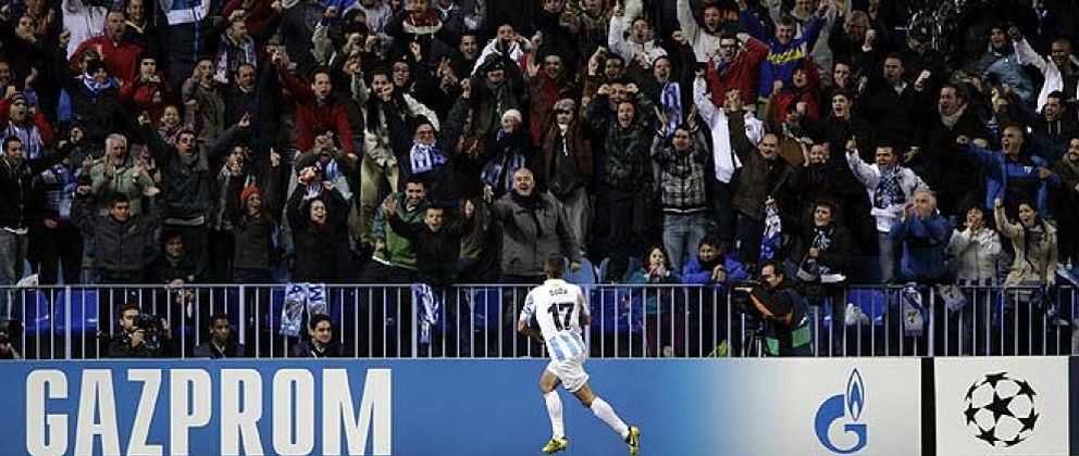 Foto: El Málaga deja escapar el triunfo ante el Anderlecht pero pasa a octavos invicto