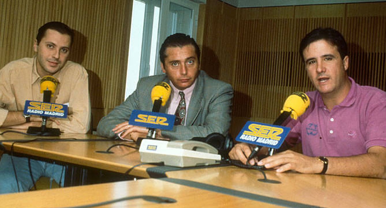 Paco González, Robinson y de la Morena, en los inicios de El Larguero (Cadena SER)