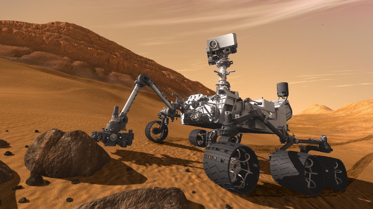 El robot Curiosity encuentra evidencias de agua líquida en Marte