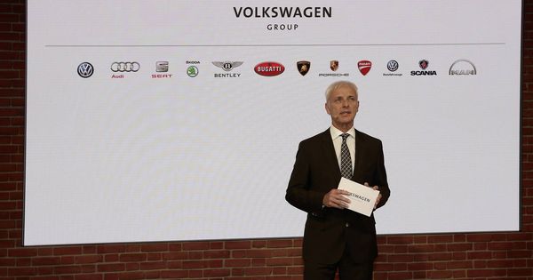 Foto: Mattias Muller presidente del grupo Volkswagen