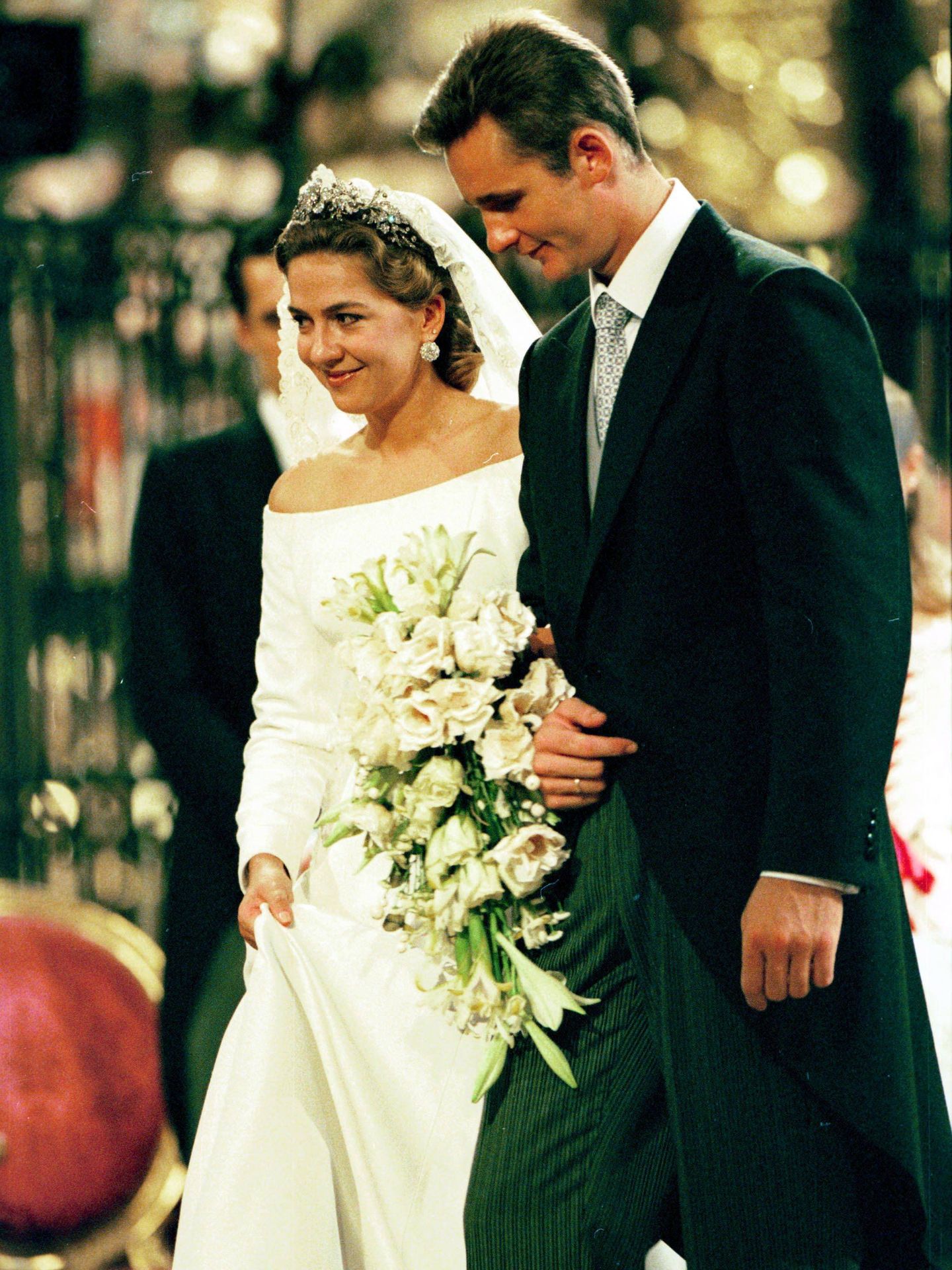 La infanta Cristina e Iñaki Urdangarín, en su boda (Gtres)