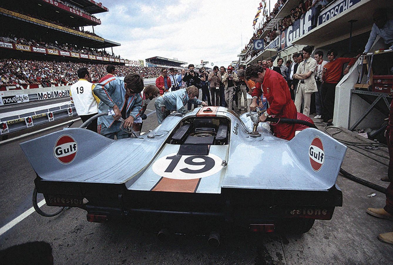 El Porsche 917 K, en las 24 Horas de Le Mans, en 1971.