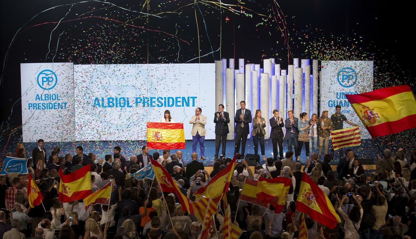 Acto de final de la campaña catalana del PP. (EFE)